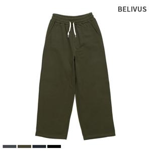 남자 밴딩팬츠 와이드 통바지 본딩 기모 바지 BIP052