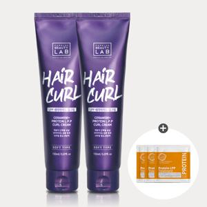 [CJ단독] LPP 세라마이드 헤어 소프트 컬크림 150ml x2 (+LPP 트리트먼트 샤쉐 3개)
