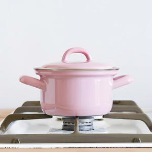 [김나라공구] 번트 법랑 양수냄비 12cm