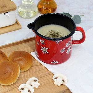 [김나라공구] 에델바이스 저그 법랑 머그컵 12cm 레드