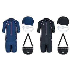 아레나 킥앤풀 여아동 3부 반신 슈트 키트 A5SG1KG03