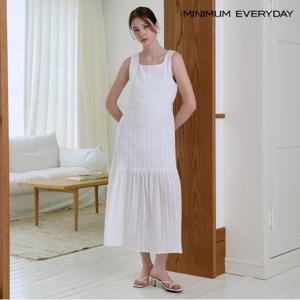 정상가:99,000원 ㅣ [미니멈 에브리데이]썸머 펀칭 민소매 롱 원피스 (EB2OW074D)