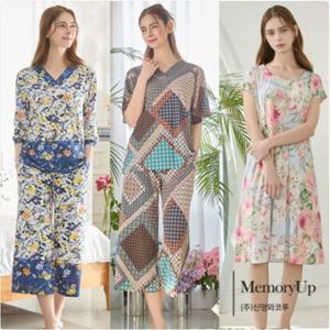 메모리업 아스킨 냉감 라운지웨어 2세트+원피스 1종