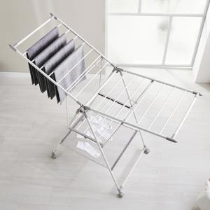 베이직 바퀴달린 메쉬망 빨래 건조대 대 최대중량 13kg