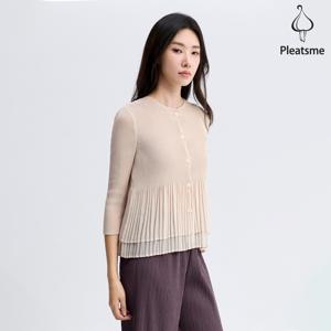 [최초가 178000원] 투 티어드 릴리즈 플리츠 블라우스_EPBLF025002