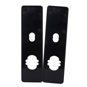 [공식인증]  도어락 K100 L100 표준 보강판, 블랙 2개입