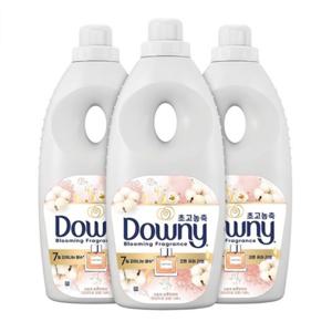 다우니 7일간 피어나는 향수 코튼퓨어러브 1.05L 3개 섬유유연제 향좋은섬유유연제 다우니섬유유