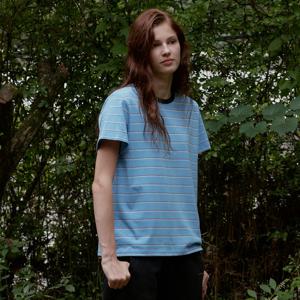 Multi Stripe Half Sleeve T-Shirt_Blue