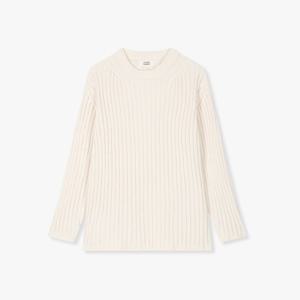 [톰보이] 립조직 라운드넥 풀오버 스웨터 9105452101