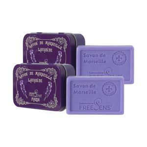 프리젠 파리 사봉 내추럴 마르세유 솝 세안 비누 - 라벤더 2개