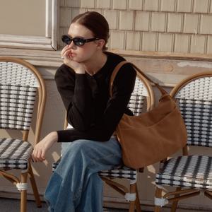 ANC 스웨이드 호보백_2컬러