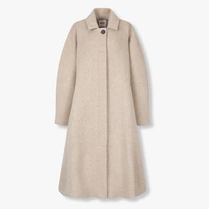 [톰보이] 밑단볼륨 싱글 울 코트 9105411223