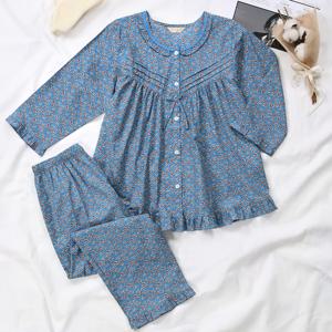 타이플라워 7부 순면 여성 빅사이즈 잠옷 세트