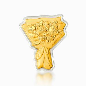 순금 선물 꽃다발 골드바 24K 0.1g