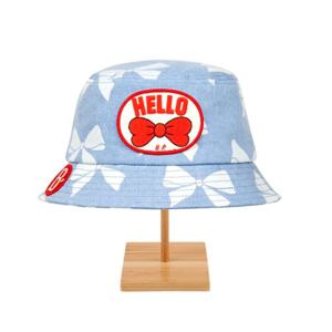 [롯데백화점]올 오버 헬로우 리본 데님 버킷햇BP51AH354DE