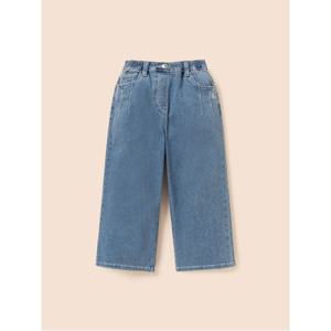 [택가 79,000] 여아 라이트톤 세미 와이드 데님 팬츠 - 스카이 블루 (BI6121G02Q)