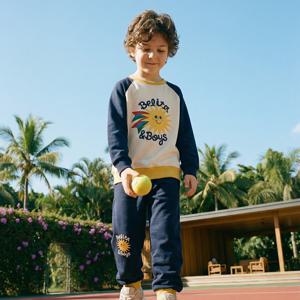 [정가 89,000] 컬러블럭 맨투맨조거상하복 BK6SST02