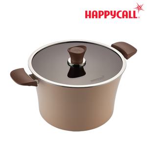 해피콜 이든 곰솥냄비 IH 28cm 아몬드 베이지