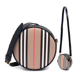 버버리 루이스 아이콘 스트라이트 라운드 크로스백 8051846 아카이브 베이지