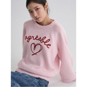 하트 풀오버  핑크 (356151CC1X)