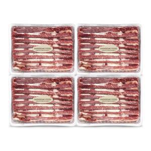 선택1) 뉴질랜드LA갈비 원육1kg x 4팩/총4kg