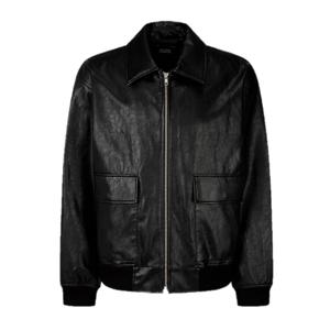 [MEN] 아웃포켓 신세틱 레더 집업 점퍼 91M5361831[LTBS]