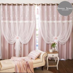[지나송] 루이스 웨딩레이스 이중암막커튼 풀세트