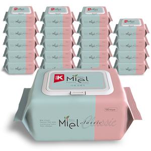 미엘 물티슈 클래식 캡형 100매 20팩