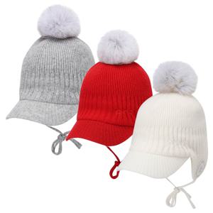 양말제공 여성 방울 귀달이 니트 볼캡 121D4CP351