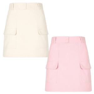 여성 코듀로이 포켓 큐롯 스커트 121D4PC481