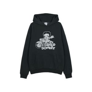 남녀공용 FC-BETTY-BIKE 후드 티셔츠 올드블랙