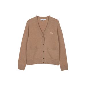 여성 베이비 폭스 램스울 박시 가디건 캔버스 브라운 PW00501KT1006-0054