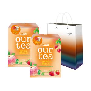 아워티 딸기 피치 루이보스 티 8P+8P+쇼핑백