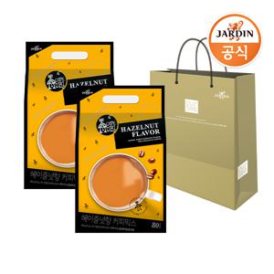 홈스타일 헤이즐넛향 커피믹스 80P+80P + 쇼핑백