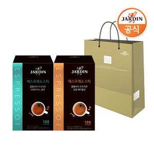 에스프레소스틱 블랙 100P+로얄헤이즐넛 100P + 쇼핑백