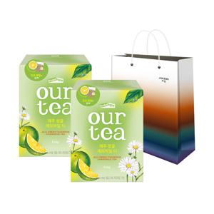 아워티 제주청귤 캐모마일티 8P+8P + 쇼핑백