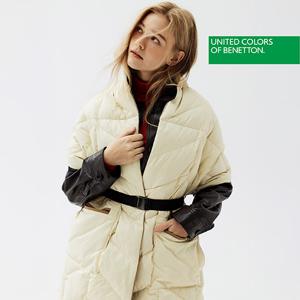 [BENETTON]베네통 정품 25FW 하이브리드 롱다운 숄