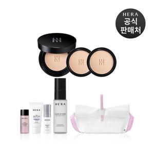 [CJ단독] 블랙 쿠션 파운데이션 디럭스 SPF34/PA++ [본품15g+리필15gx2]