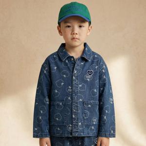 [정가 99,000] 버블애플올오버 데님자켓 BK6SJJ11