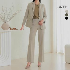 클래식 수트 셋업 3종(자켓+블라우스+팬츠)