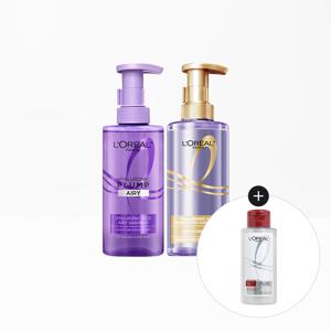 히알루로닉 플럼프 에어리 샴푸 440ml/ 컨디셔너 440ml 더블팩 택1+본드리페어 100ml(랜덤)