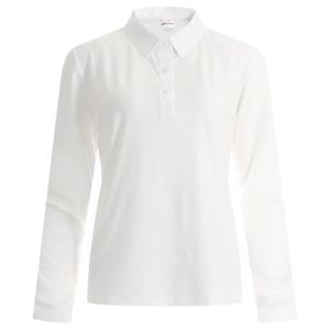 [하프클럽] 103 국산 여성 골프 레포츠 카라넥 긴팔 티셔츠 SH-WSH-103-화이트