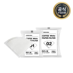 카페드코나 V형 필터페이퍼 100P 01 2컵 02 4컵 2종