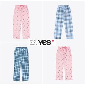 [롯데백화점]구김NO 부드러운 피치기모 스판 여성 실내복바지 3종 택1 YSWEZ851Z853Z855