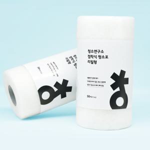 청소연구소 점착식 청소포 72매 리필 1+1