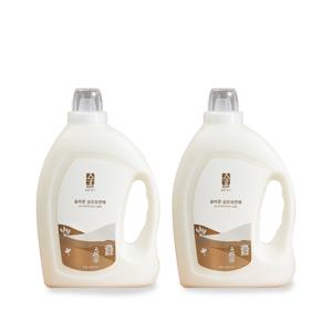 1+1 숲바른 아기 유아 대용량 섬유유연제 2.8L 베이비파우더향 고농축 드럼 통돌이