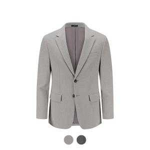 헤링본 스트레치 싱글 캐주얼 자켓_BZC3KG1101