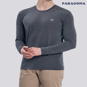 [파라고나] 남자 초경량 냉감 라운드 긴팔 티셔츠