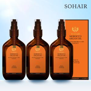 모로코 아르간 오일 리파인드 더블케어 에센스 100ml 3병 (NEW 오렌지에디션)