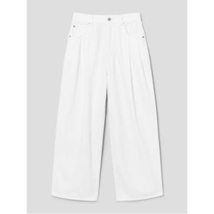 투턱 와이드 데님팬츠  아이보리 (355821LP70)